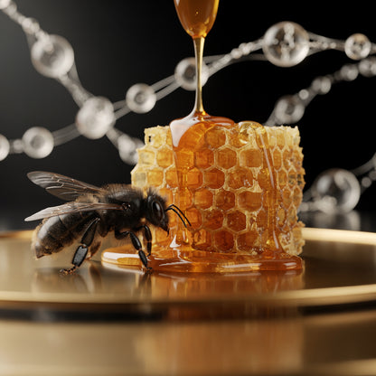 Ingredientes: abeja imperial negra, miel y colágeno