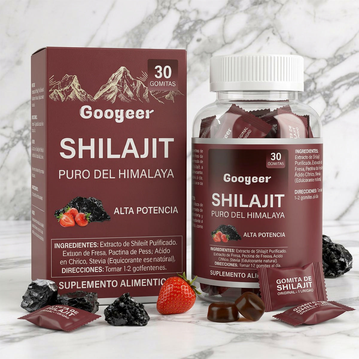 Gomitas de Shilajit del Himalaya — Premium Studio