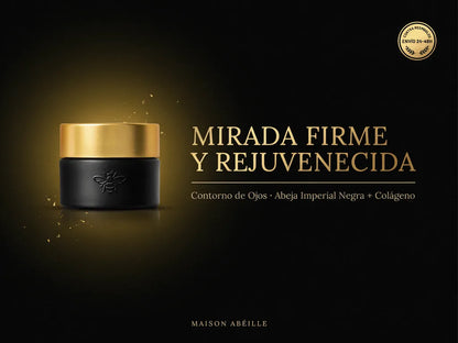 ÁUREA Contorno de Ojos Reafirmante con Abeja Imperial Negra y Colágeno - banner