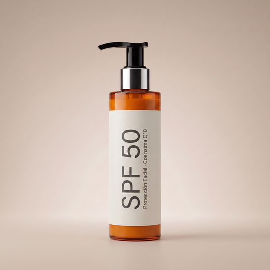 Crema solar facial antiedad con coenzima Q10 SPF 50